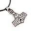 Gotland Thor's hammer, silvered - Celtic Webmerchant