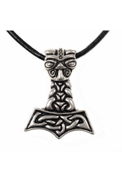 Thors hammer med ulv hoved, bronze - Celtic Webmerchant