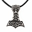 Thors martello con testa di lupo, bronzo - Celtic Webmerchant