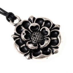 Tudor Rose amulett versilbert - Celtic Webmerchant