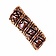 Germanic beard / hair bead with Rune inscription, bronze - Celtic Webmerchant