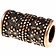 Cylindrical granulated Viking beard bead, bronze - Celtic Webmerchant
