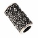 Zylindrische granuliert Viking Bartes bead, versilberter - Celtic Webmerchant