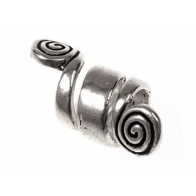 Celtic Bart Bead Mit Spiralen Versilberter Celticwebmerchant Com