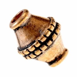 Viking beard bead Ingmar, bronze - Celtic Webmerchant