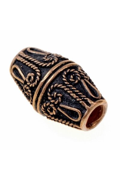 Viking beard bead Rusvik, bronze - Celtic Webmerchant