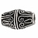 Viking beard bead Rusvik, silvered - Celtic Webmerchant