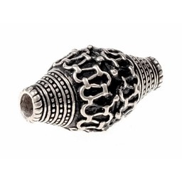 Viking bead Sweden, silvered bronze - Celtic Webmerchant