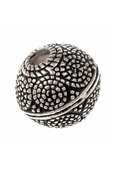Viking bead Horsa, silvered - Celtic Webmerchant