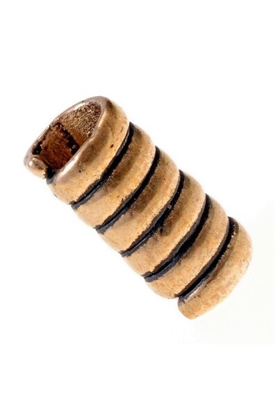 Viking hair / beard bead, bronze - Celtic Webmerchant