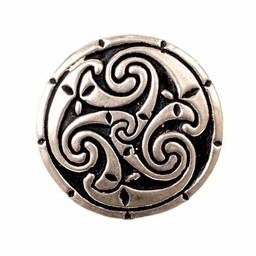 anillo celta con triskelion, argentado - Celtic Webmerchant