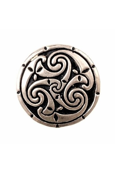 Celtic ring med triskelionen, försilvrad - Celtic Webmerchant