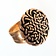 Celtic ring med knude motiv, bronze