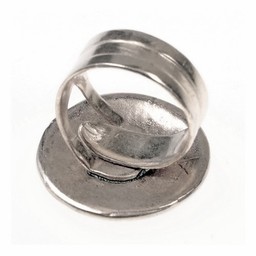 anillo celta con motivo de nudo, de bronce - Celtic Webmerchant