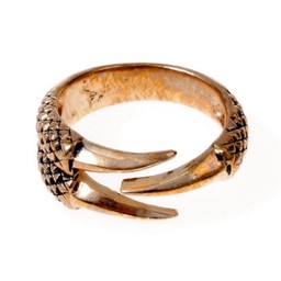 Ring dragon claw, bronze - Celtic Webmerchant