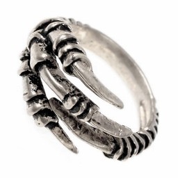 Viking Ravenclaw anillo, bronce plateado - Celtic Webmerchant