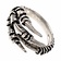 Viking ring ravenclaw, silvered bronze - Celtic Webmerchant