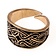 Magyar ring with knot motif, bronze - Celtic Webmerchant