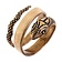 anillo de serpiente romana, bronce - Celtic Webmerchant