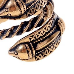 Germansk jernalder ring Naustdal, bronze - Celtic Webmerchant