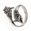 Viking ring Haithabu, silvered - Celtic Webmerchant