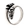 anillo de Viking Islandia, plateado - Celtic Webmerchant