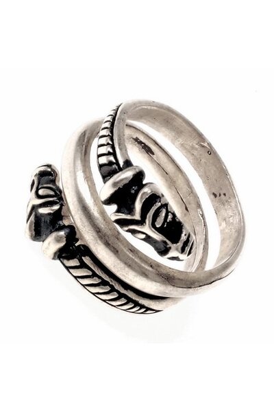 Lussuoso anello Islanda vichingo, argentato - Celtic Webmerchant