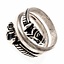 Luxuriöse Island Viking Ring, versilbert - Celtic Webmerchant