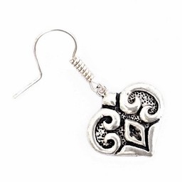 Magyar earrings, silvered - Celtic Webmerchant