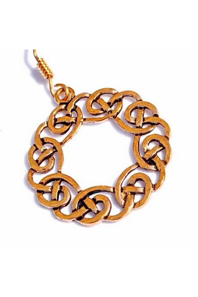 Kolczyki Celtic wieniec, brąz - Celtic Webmerchant