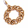 Earrings Celtic wreath, bronze - Celtic Webmerchant