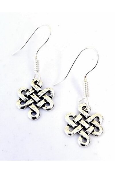 Celtic earrings Lugh, silvered - Celtic Webmerchant