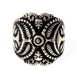 Celtic La Tene ring, försilvrade - Celtic Webmerchant