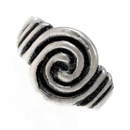 Anglosajona anillo 7 y 8 de siglo, plateado - Celtic Webmerchant