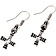 Earrings Icelandic Thor's hammer, silvered - Celtic Webmerchant