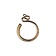 Slaviske tempel ringe, XS, bronze - Celtic Webmerchant