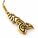Viking earrings Borre style, bronze - Celtic Webmerchant
