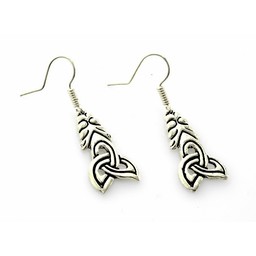 Boucles d'oreilles Viking Borre style bronze argenté - Celtic Webmerchant