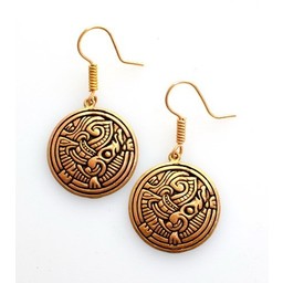 Viking earrings Birka, bronze - Celtic Webmerchant