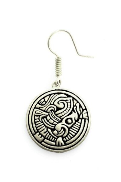 Viking kolczyki Birka, posrebrzane z brązu - Celtic Webmerchant