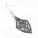 Viking earrings Borre style, silvered - Celtic Webmerchant