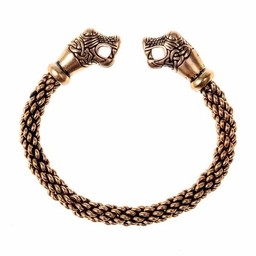 Oseberg de Viking pulsera S, bronce - Celtic Webmerchant