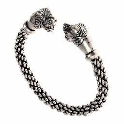 Oseberg Viking armband S, försilvrad - Celtic Webmerchant