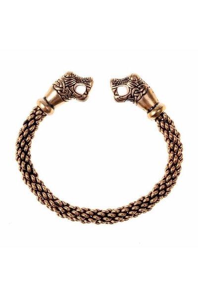 Oseberg Viking armband L, brons - Celtic Webmerchant