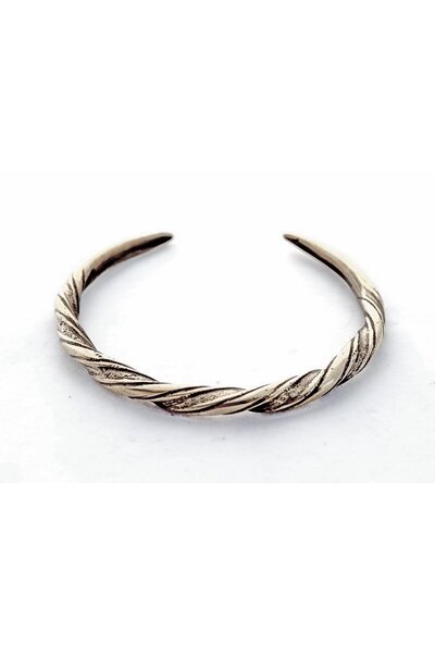 Viking Armband Danelaw, versilbert - Celtic Webmerchant