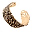 Brede Oud-Ierse armband, brons - Celtic Webmerchant