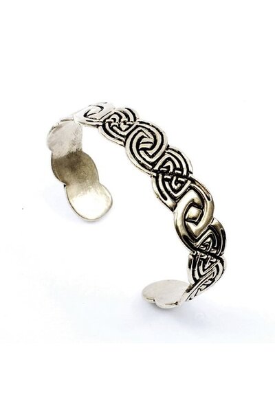 Bracelet celtique Clontarf, argentait - Celtic Webmerchant