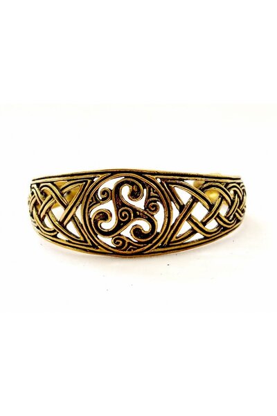 Bracciale celtica con trisquelion, bronzo - Celtic Webmerchant