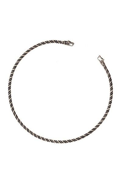 Viking coppia con teste di lupo, argentato - Celtic Webmerchant