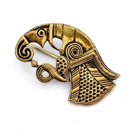 Broche corbeau germanique Gotland, à droite, bronze - Celtic Webmerchant